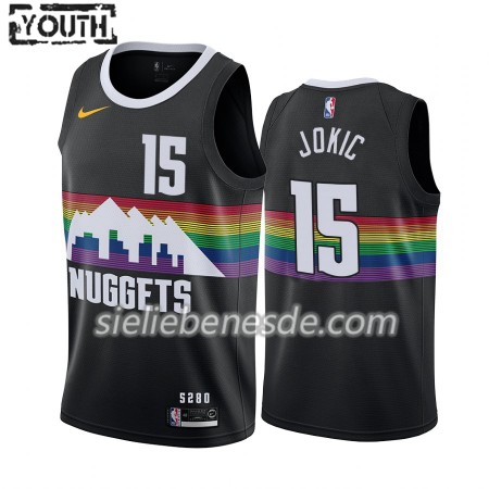 Kinder NBA Denver Nuggets Trikot Nikola Jokic 15 Nike 2019-2020 City Edition Swingman